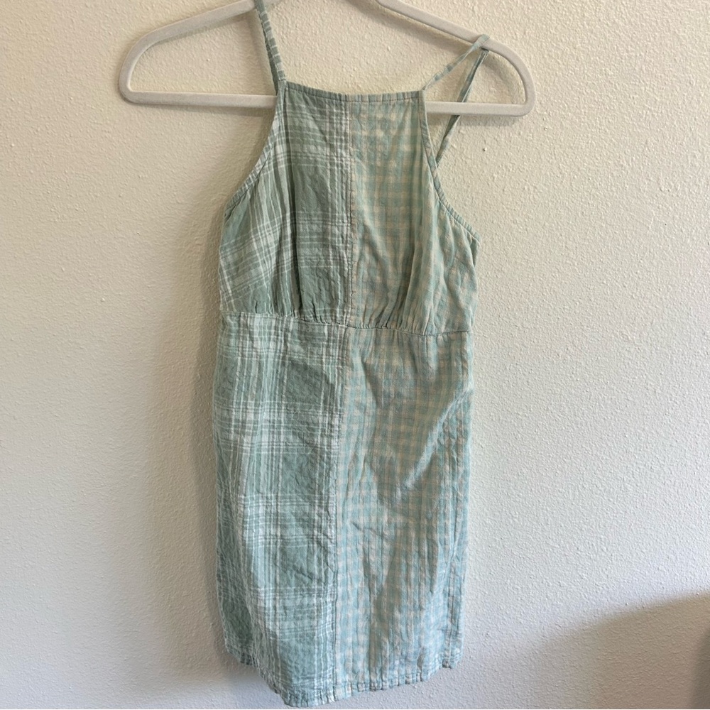 American Eagle two tone plaid dress